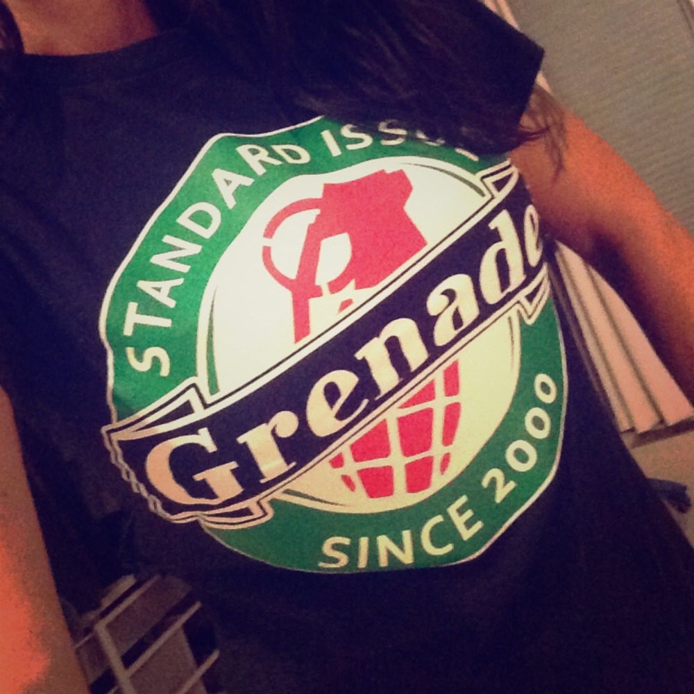Grenade black tee